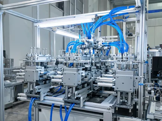 Factory automation pneumatic line